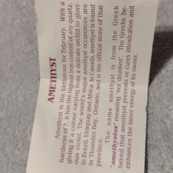 Vtg. 80s-90s Amethyst Canadian Goose Brooch, Satin Silver Tone - Picture 11 of 14